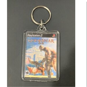 PS2 God of War Video Game Keychain